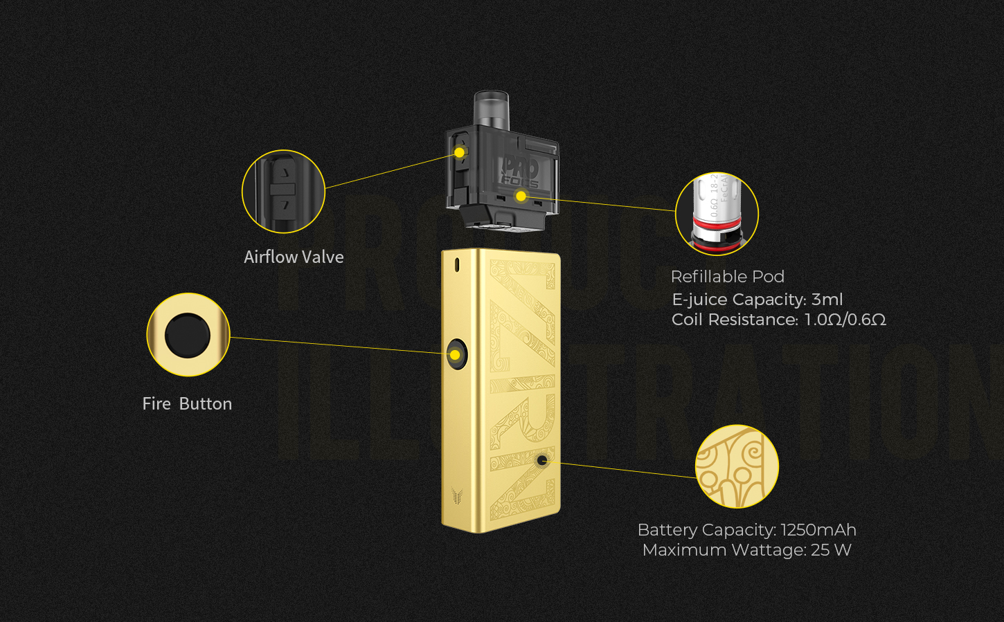 valyrian pod system Uwell Valyrian 3ml Refillable Replacement Pod main image 1