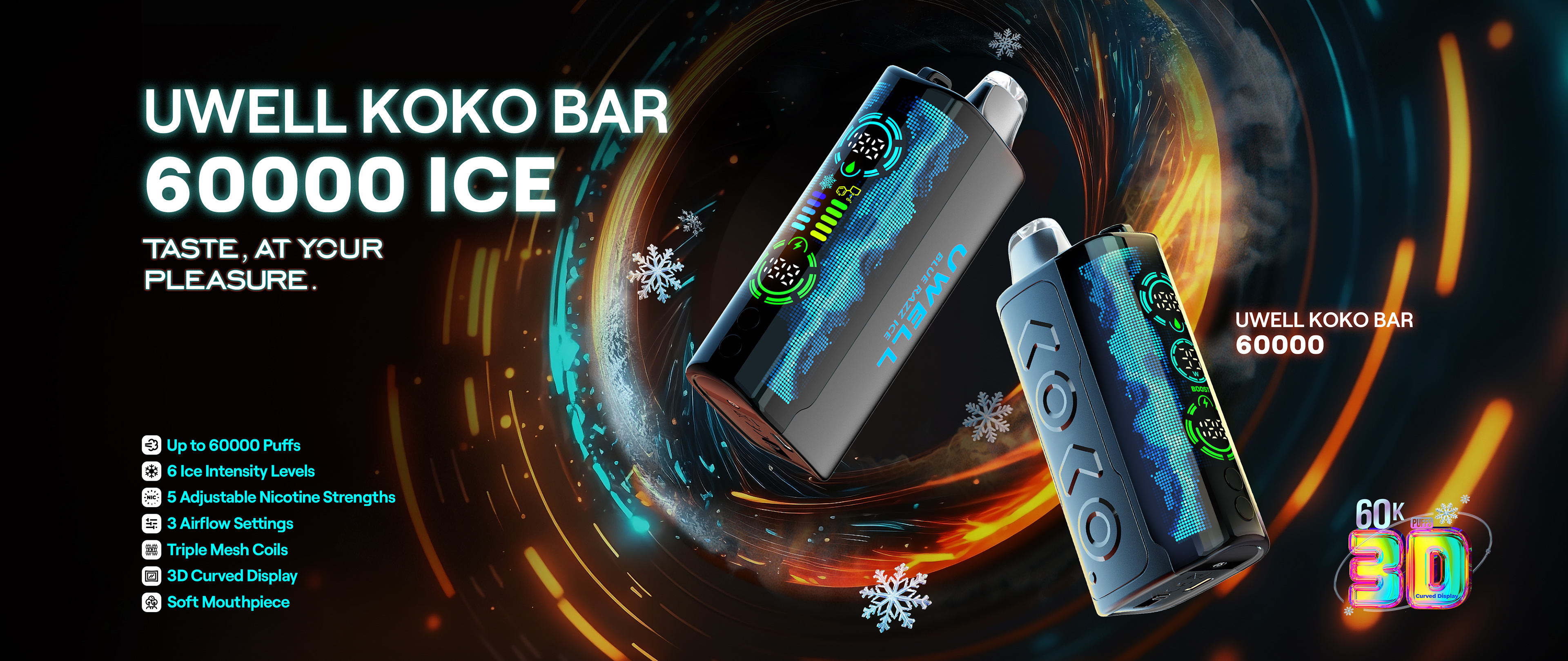 UWELL KOKO BAR 60000 and 60000 ICE