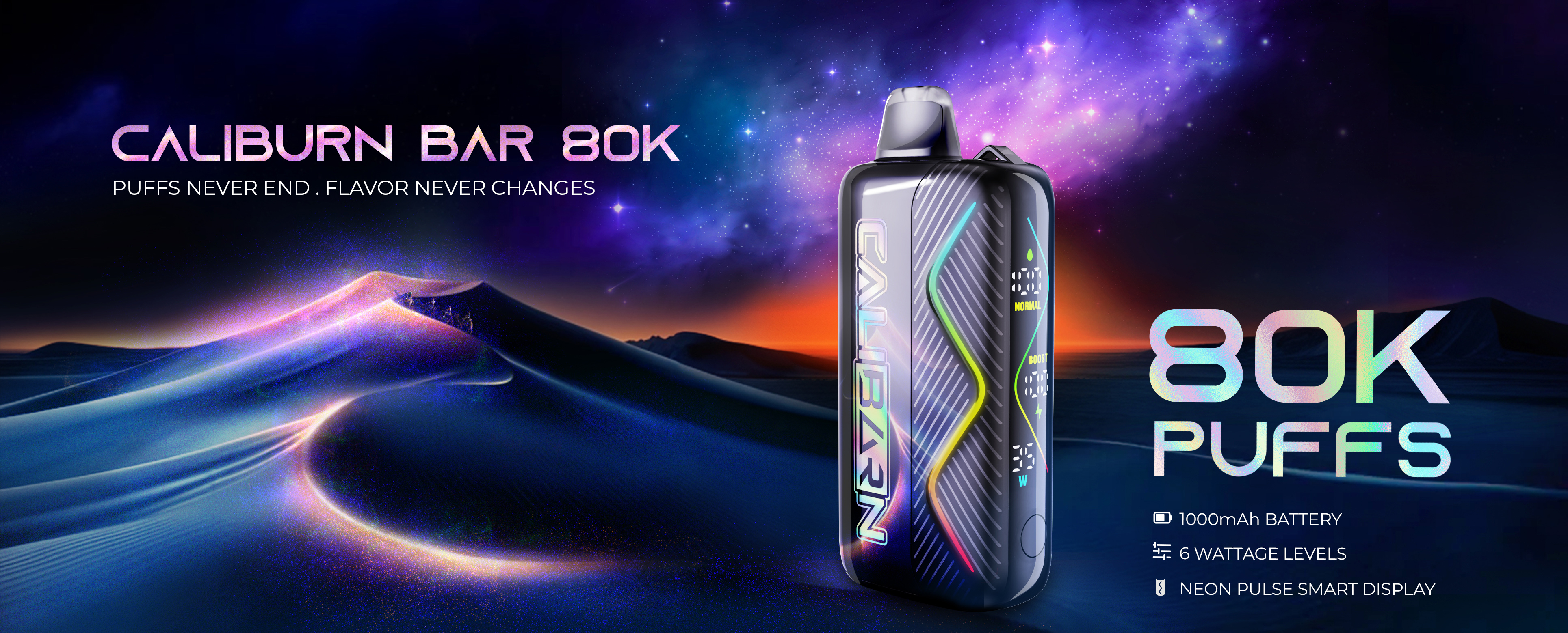 UWELL Unveils CALIBURN BAR 80K: Setting a New Standard for Disposable Vapes with Extended Capacity and Intelligent Control