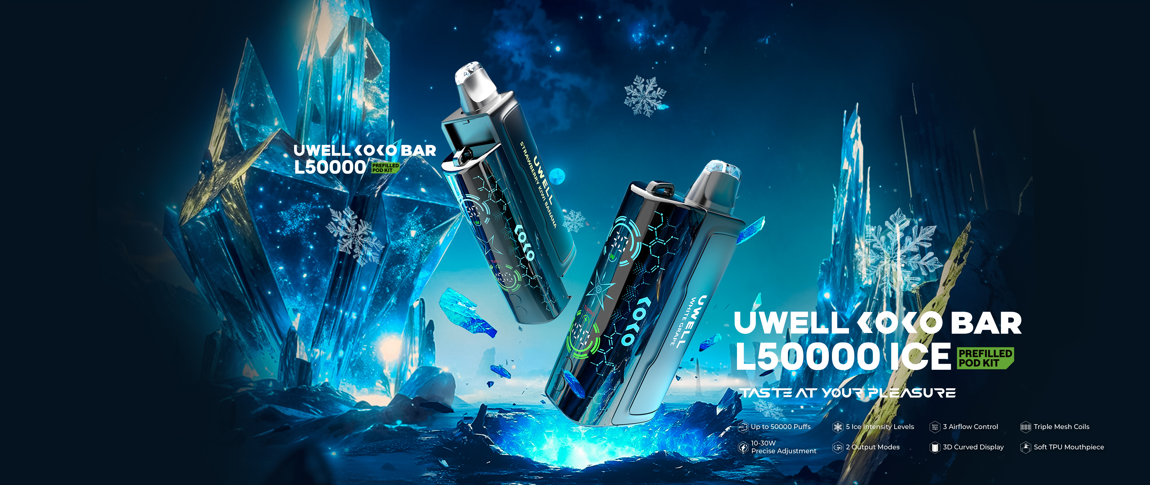 UWELL KOKO BAR L50000 and L50000 ICE: CHILL LIKE A BOSS.