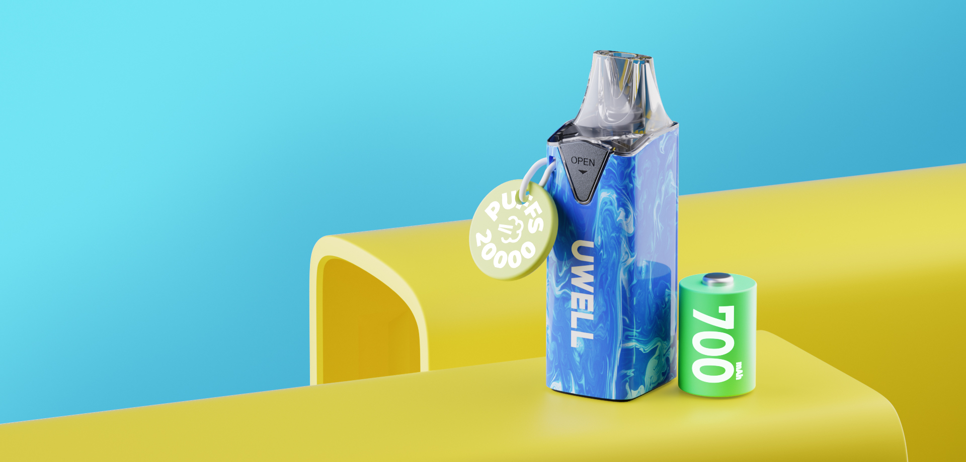 vape v6 UWELL V6 DISPOSABLE POD SYSTEM LAKE GREEN