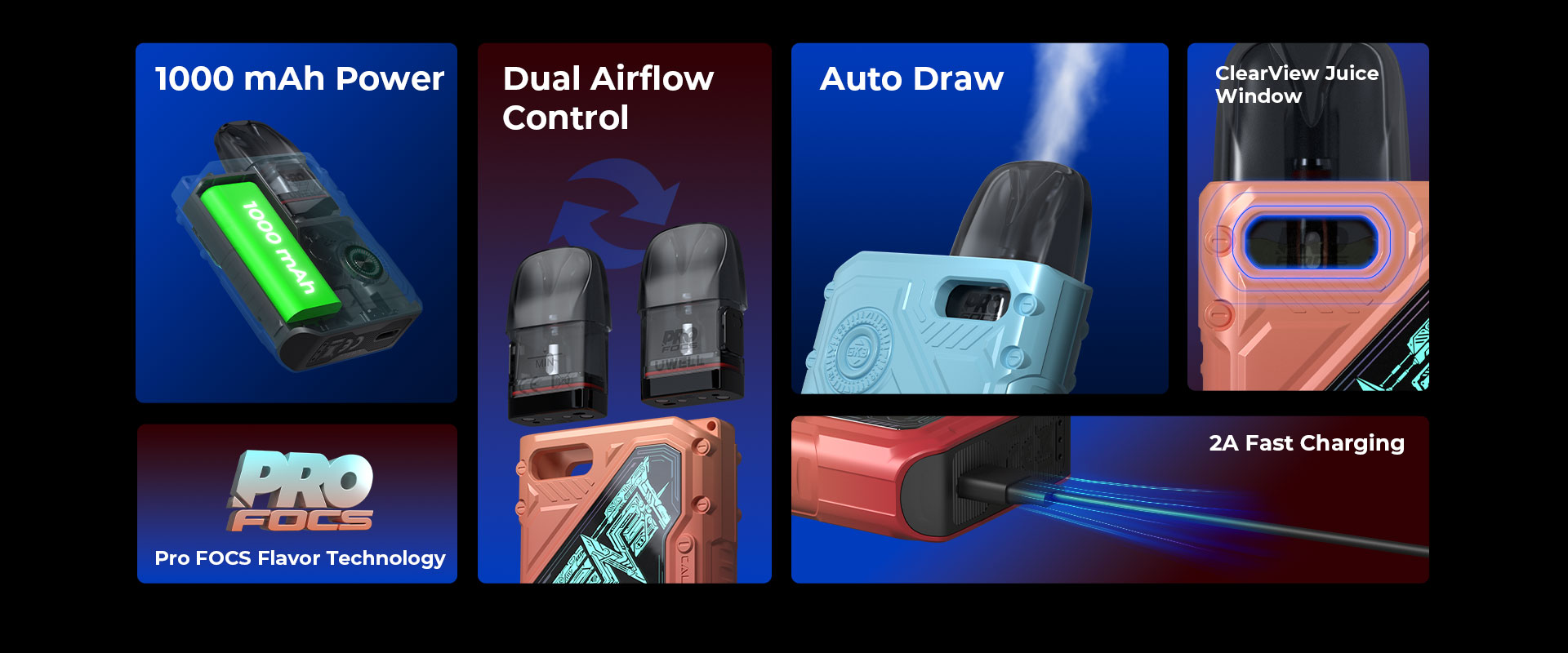 UWELL CALIBURN GK3 TENET - پادسیستم یوول کالیبرن جی‌کی3 تنت 
