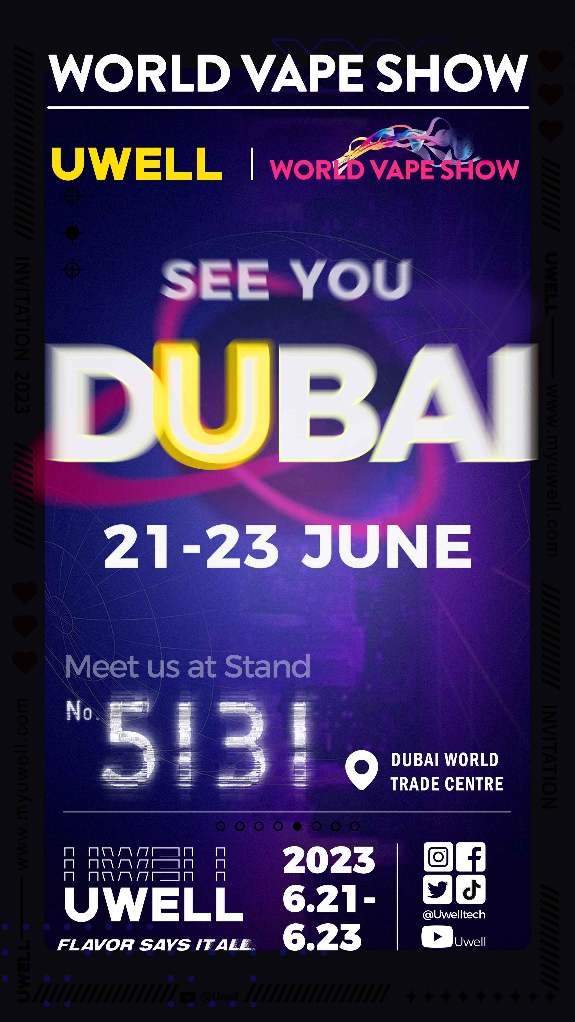 vape temu UWELL Showcases Pod Systems at World Vape Show Dubai