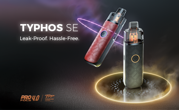 Typhos SE: Easy Vaping, Leak-Proof Design, 6ml Cap