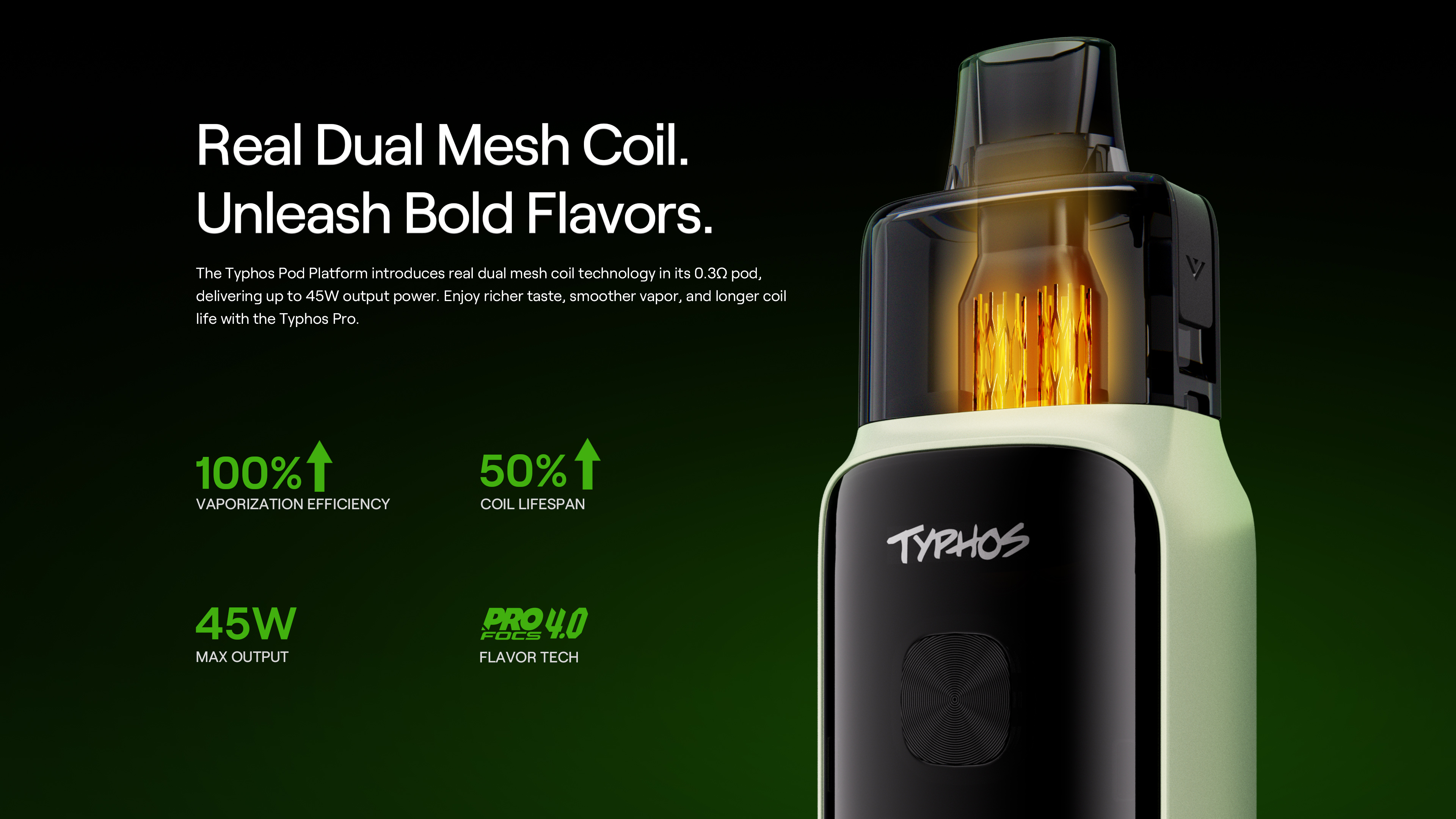 UWELL Typhos Pro: A Pod System Engineered For 3000mAh Mighty Power And Uncompromising Performance
