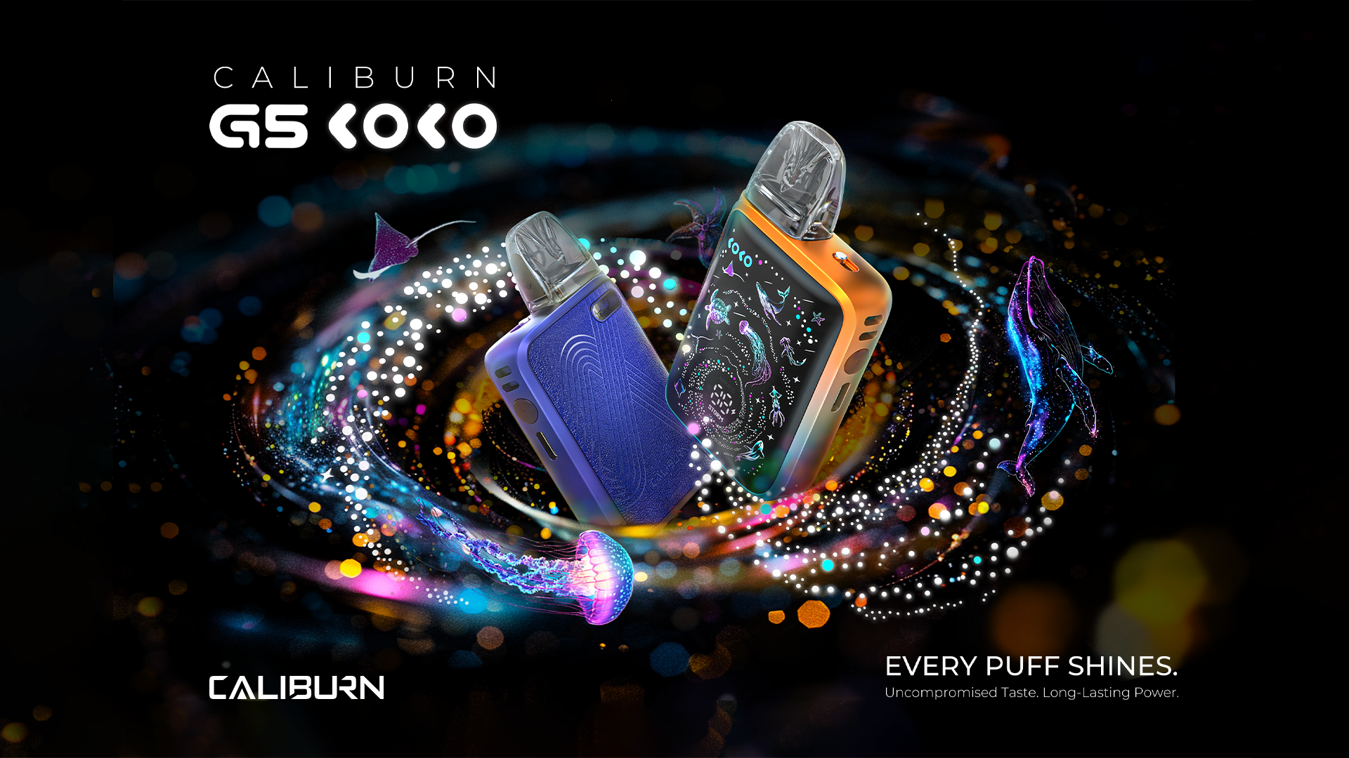 Every Puff Shines: UWELL Launches the CALIBURN G5 KOKO, Its First Pod  System with a Starlit Display