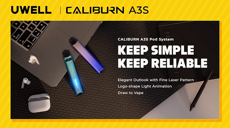 CALIBURN A3S Pod System | KEEP SIMPLE KEEP RELIABLE
