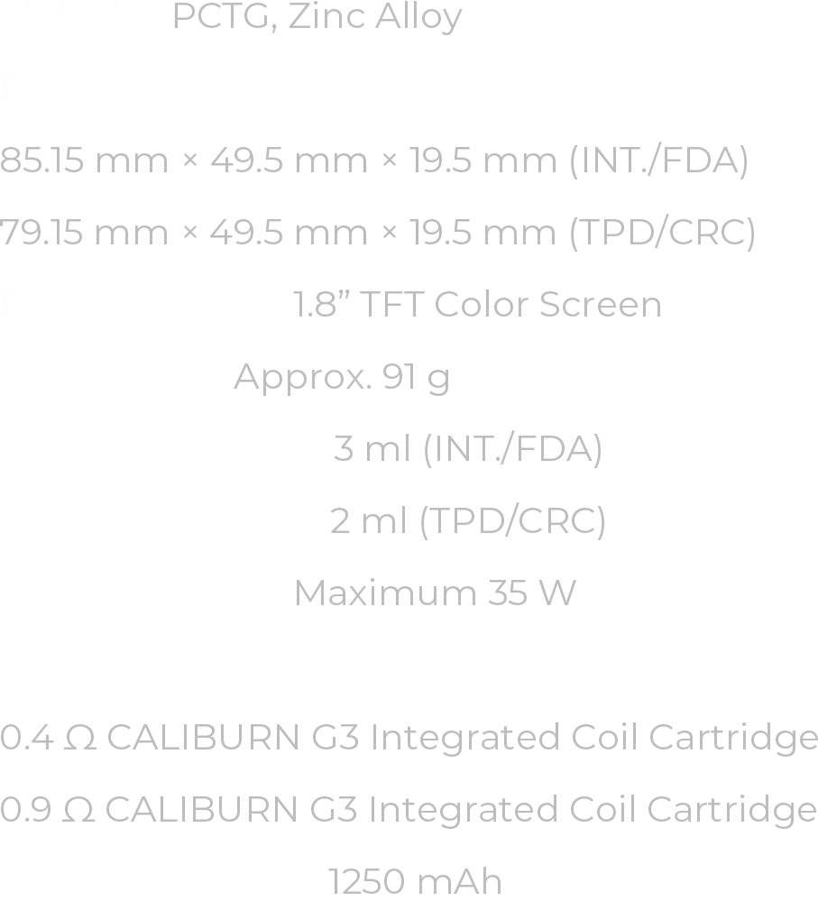 caliburn g3 pro koko